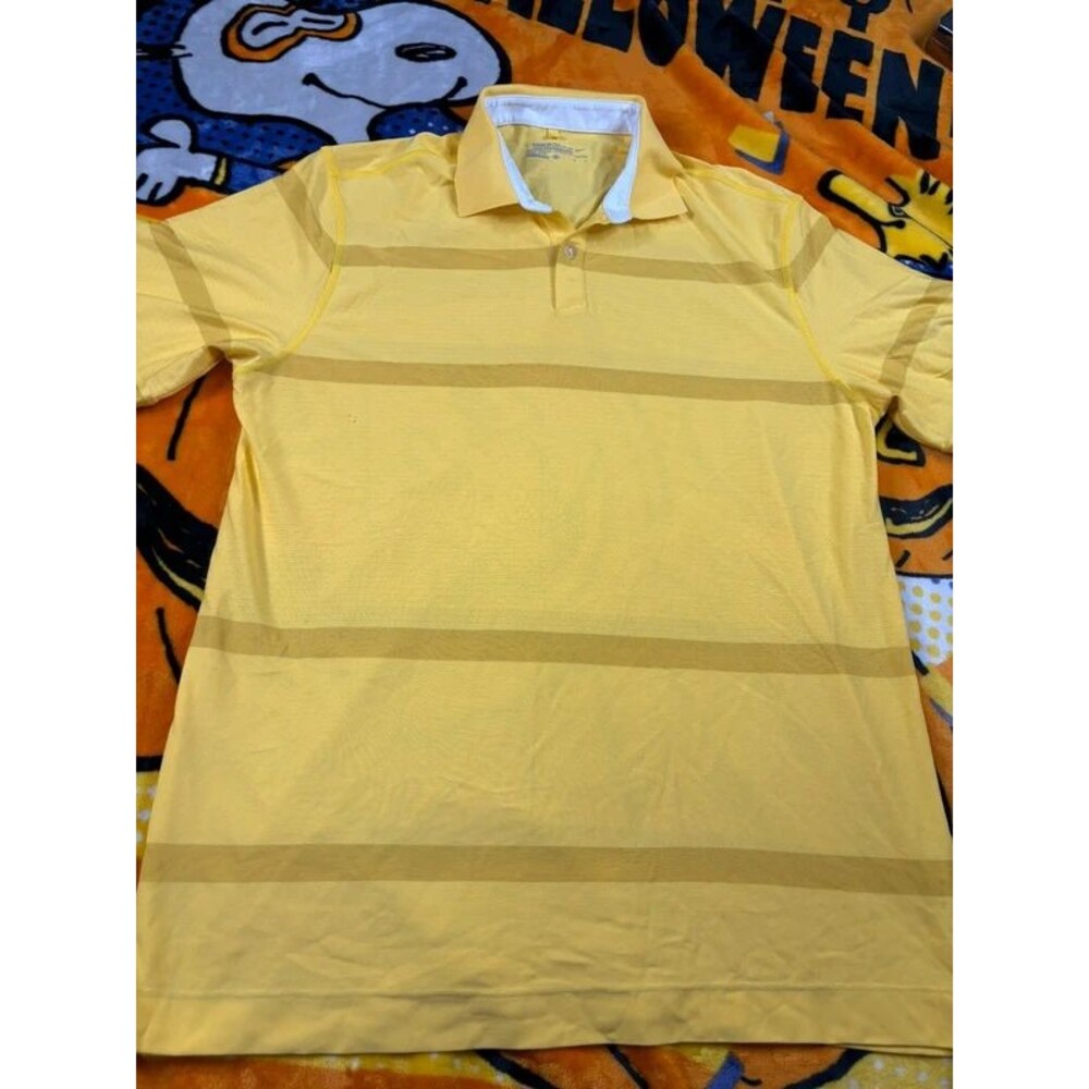 Nike Golf Yellow Polo Men L
